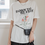 Thumbnail: Born to be free floral print cotton tee