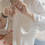 Thumbnail: White embroidered crochet cotton linen floral mid length shirt