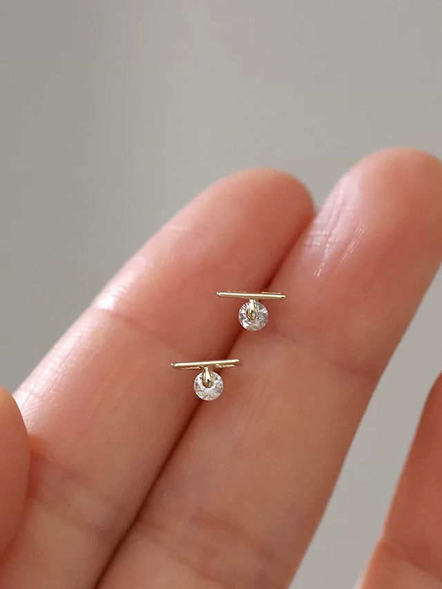 925 silver sparkles earrings  4
