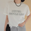 Thumbnail: Never Settle less cotton crewneck embroidered tee