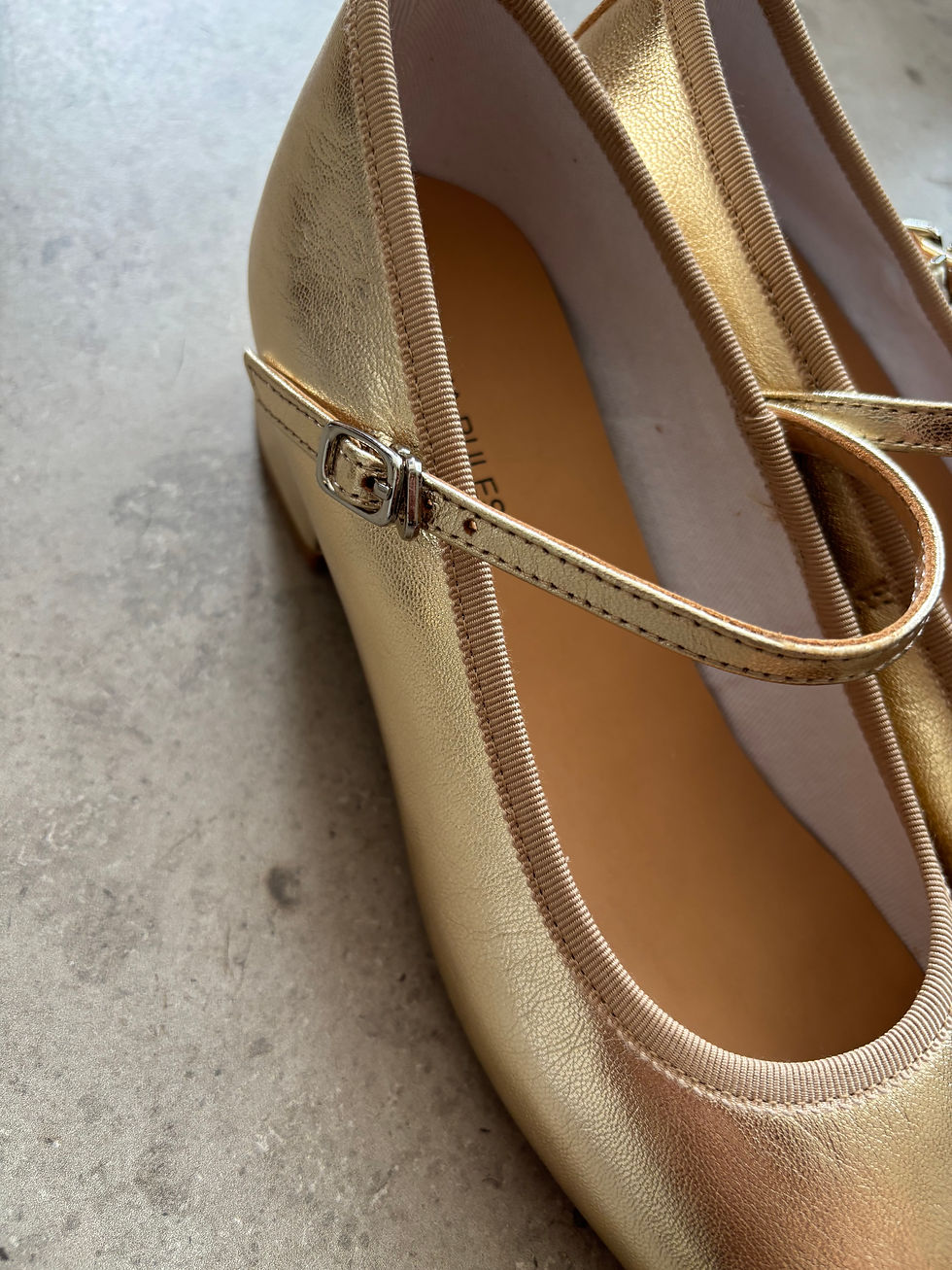 Thumbnail: Made in Spain Italian lambskin 3.5cm heel Mary Janes