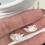 Thumbnail: 925 silver coffee cup & spoon earrings