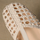Thumbnail: T strap weaved calf leather sandals