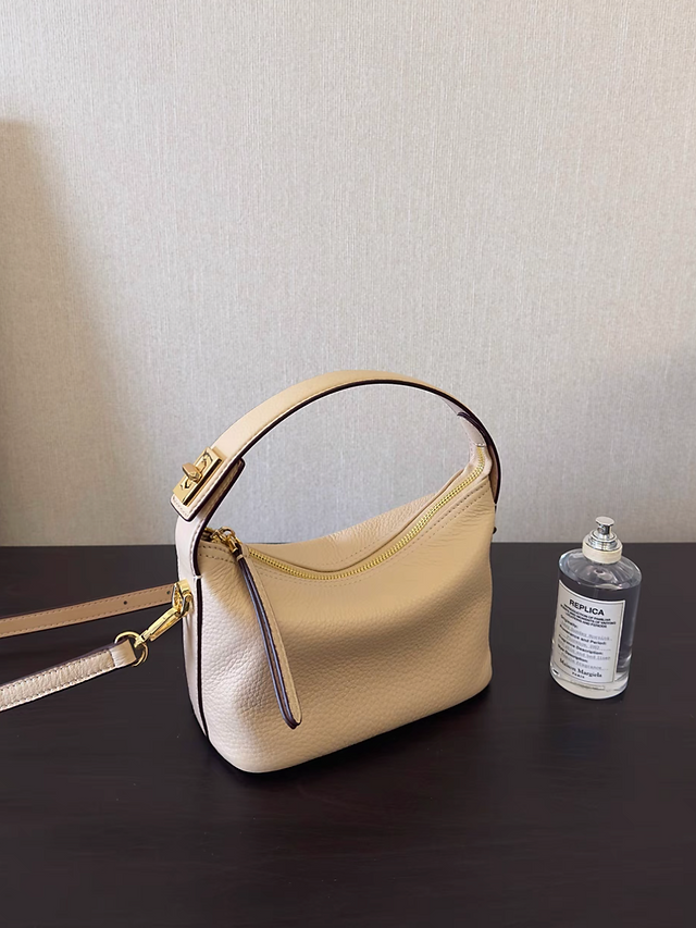 Twist buckle drape toga embossed handle + crossbody bag 11