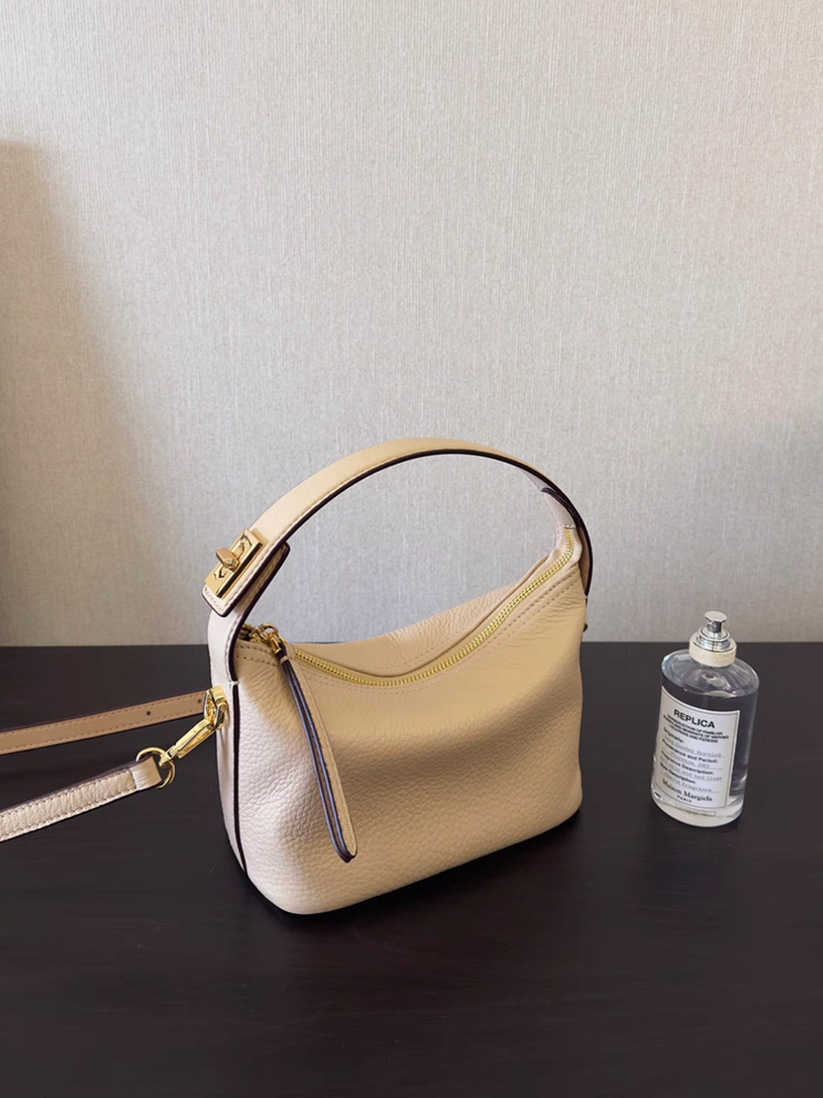 Twist buckle drape toga embossed handle + crossbody bag 11