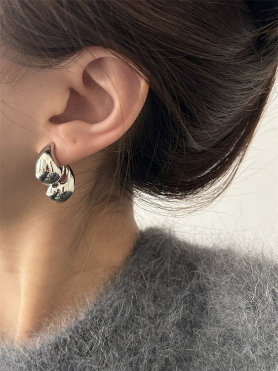 Raindrops 925 silver earrings 1