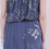 Thumbnail: Floral botanical tencel mermaid elasticated navy lined skirt