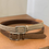 Thumbnail: Calf leather rectangular engrave buckle belt