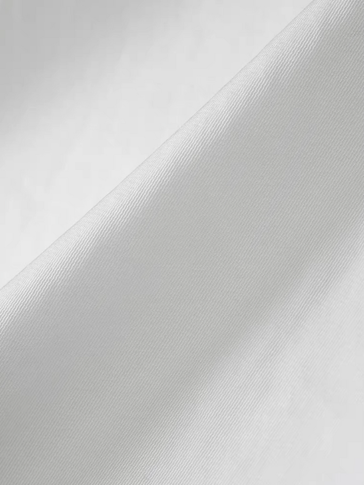 High waisted contour white cotton skirt 6