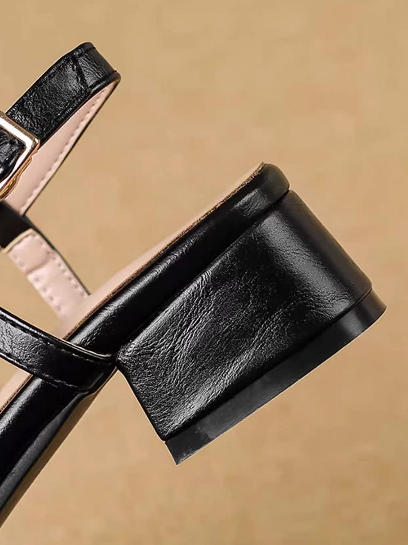 Calf leather weaves sling back low heel sandals 13