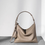Thumbnail: Toga embossed calf leather drape shoulder + crossbody bag with  little bag charm
