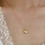 Thumbnail: 925 silver heart & key silver necklace