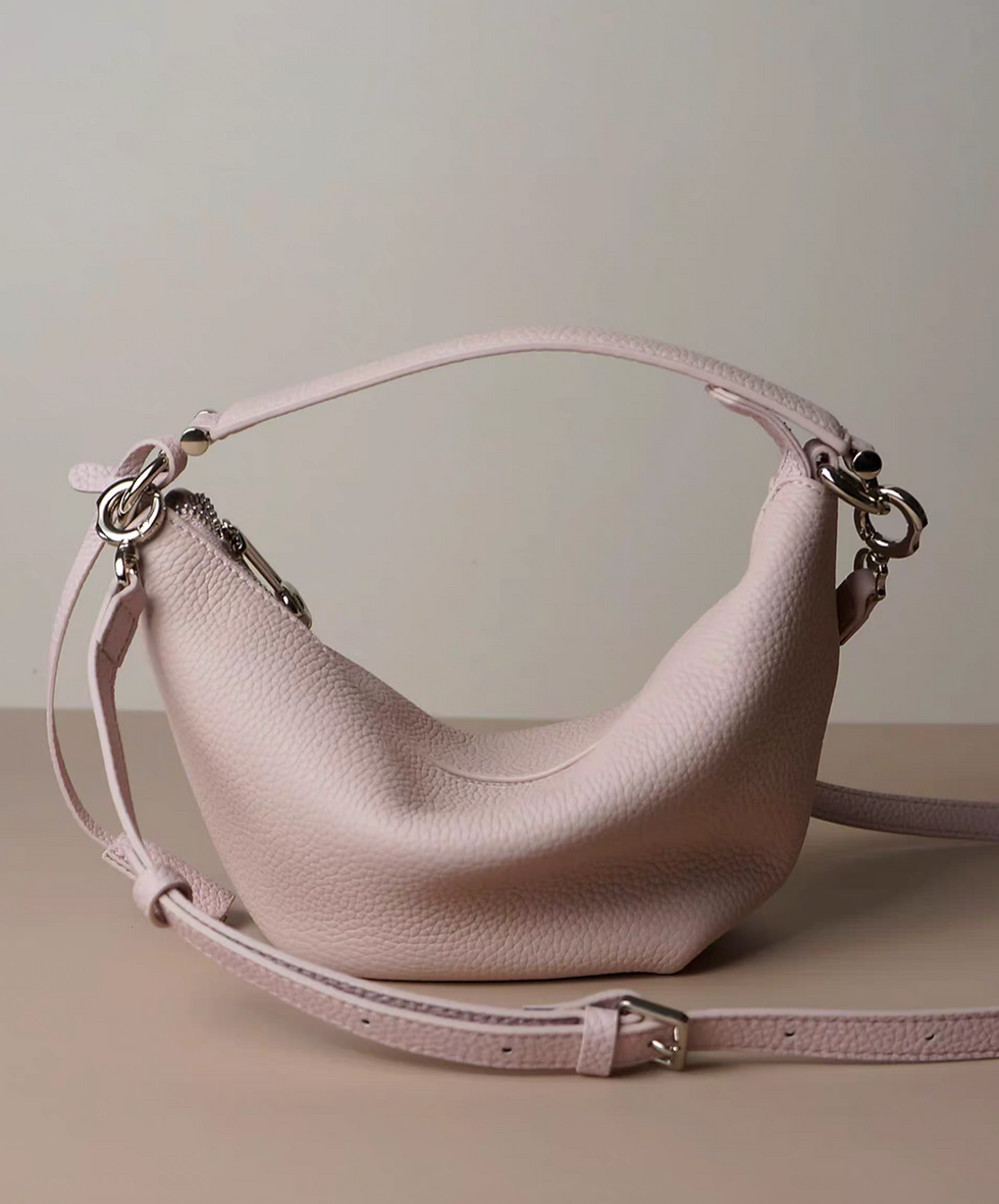 Thumbnail: Togo embossed calf leather zipper dumpling handle + crossbody bag