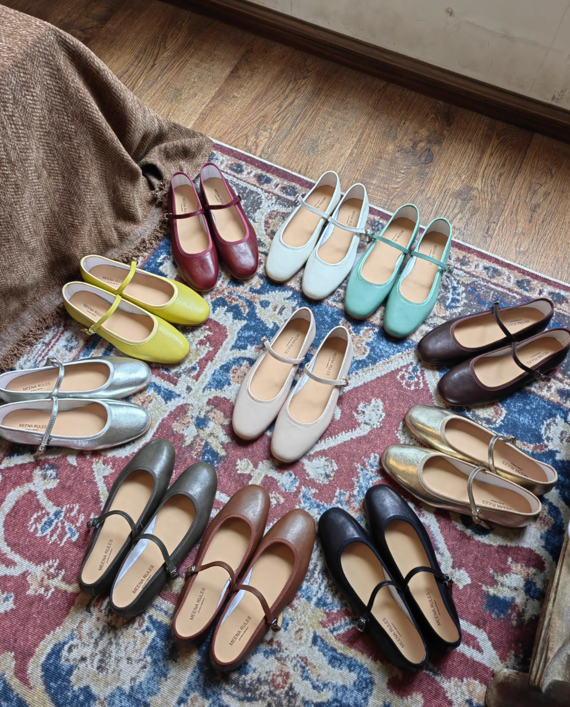 Made in Spain Italian lambskin Mary Janes