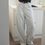 Thumbnail: High waisted denim straight pants