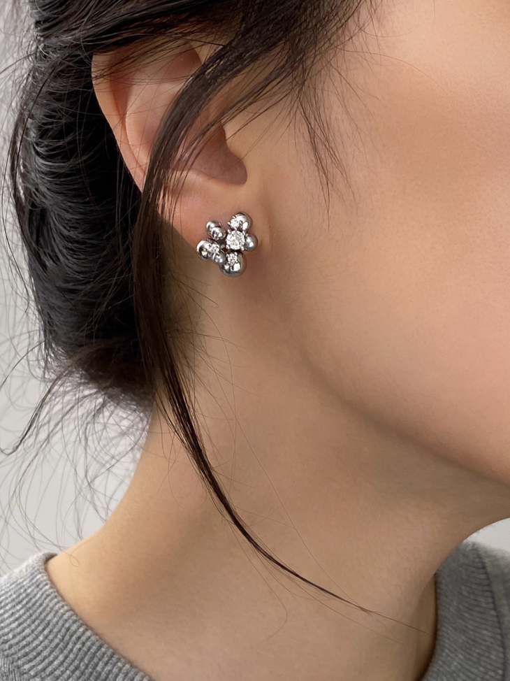 925 silver beads sparky earrings 3