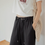Thumbnail: Drawstring high wasted linen elasticated pants