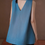 Thumbnail: Lake blue back buttoned strap linen vest