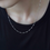 Thumbnail: 925 silver pieces and chain necklace