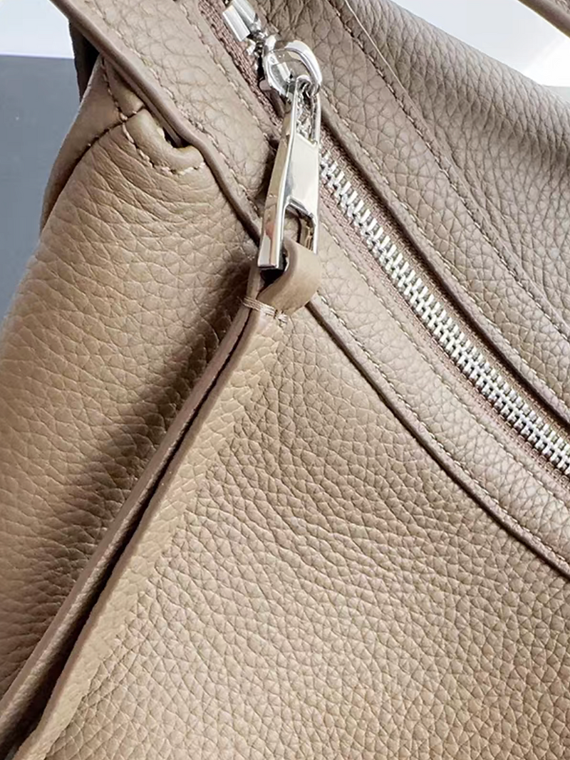 Messenger sized toga embossed zipper adjusted strap shoulder + crossbody bag 15