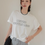 Thumbnail: Never Settle less cotton crewneck embroidered tee