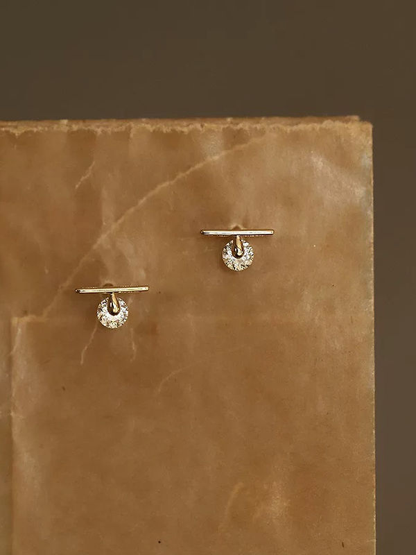 925 silver sparkles earrings 