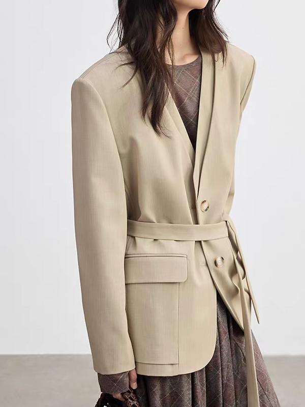 Handmade pure cotton connected two pieces like belted / collaratte blaze