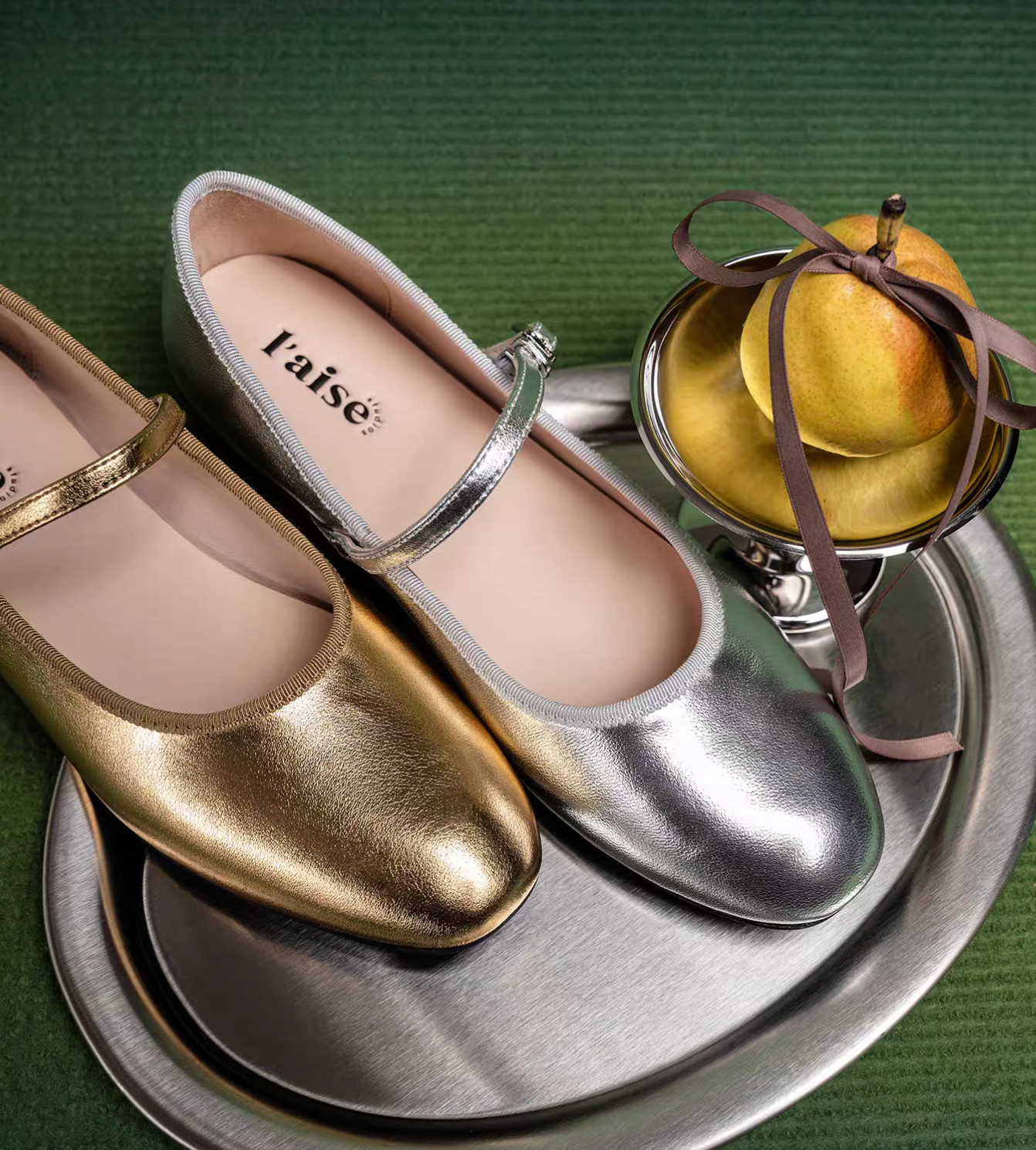 Made in Italy Italian sheep skin metallic colors Mary Janes