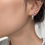 Thumbnail: 925 silver engraved crochet 3 pieces earrings set