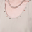 Thumbnail: Beige ivory tencel docking floral sequins deco crewneck sleeveless dress