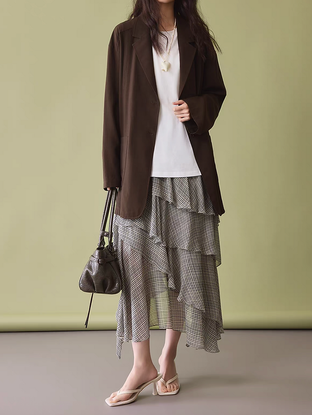 Crewneck cotton lyocell rayon vest 3