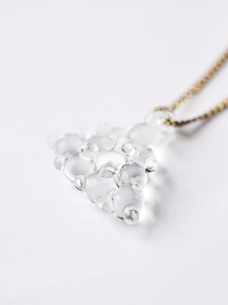 Handmade Hario Found Motion dew lux glass necklace 6