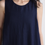 Thumbnail: Pleated contour A line linen sleeveless dress