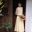 Thumbnail: Pastel yellow cotton rayon halther sleeveless dress