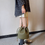 Thumbnail: Toga embossed calf leather bucket shoulder + crossbody bag