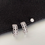 Thumbnail: 925 silver engraved crochet 3 pieces earrings set