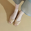 Thumbnail: Lambskin sling back wood heel shoes / sandals