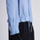 Thumbnail: Drawstring ruffle trim linen tencel blouse / jacket