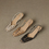 Thumbnail: Lambskin weaved crochet pointy sling back metal ball charm heels