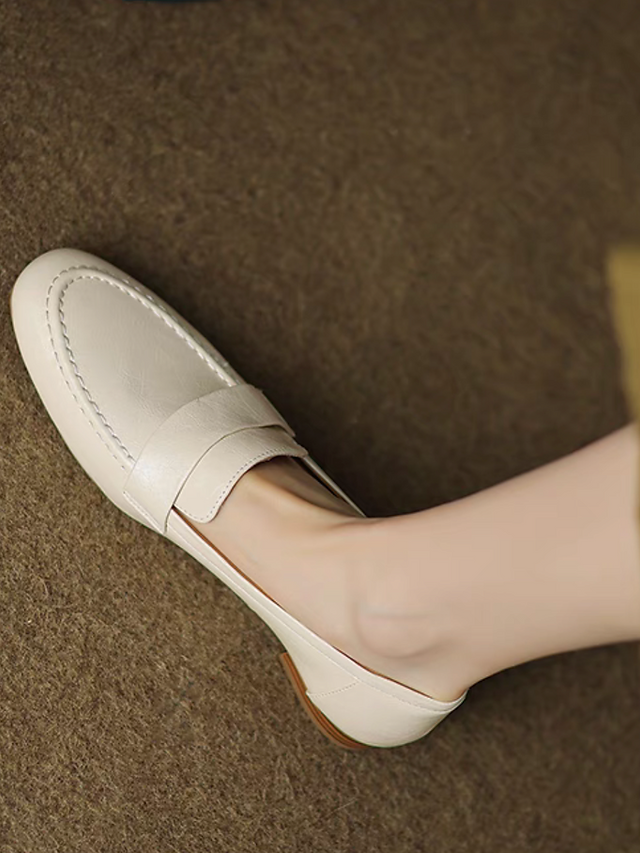 Embossed penny saver calf leather loafers 4