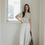 Thumbnail: Drawstring high wasted linen elasticated pants