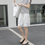 Thumbnail: Lyocell linen ruffled drawstring lined shorts