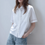 Thumbnail: High waisted acid washed denim straight pants