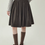 Thumbnail: High waisted pleated charcoal valour skirt