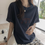 Thumbnail: Music notes cotton crewneck print tee