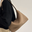 Thumbnail: Toga embossed calf leather drape shoulder bag + crossbody bag