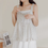 Thumbnail: Checker double knot cotton rayon ruffles vest