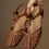 Thumbnail: T strap weaved calf leather sandals