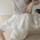 Thumbnail: Lyocell linen ruffled drawstring lined shorts
