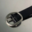 Thumbnail: Curved buckle calf leather belt